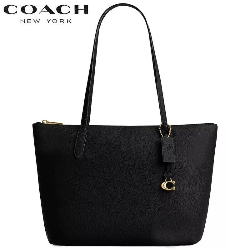 【TIME SALE 5/12迄 2024新作 COACH】コーチ COACH 新作 トートバッグ ショルダーバッグ 2024新作 ベラ スモール トート ペブル レザー ブラック 正規品 日本未入荷