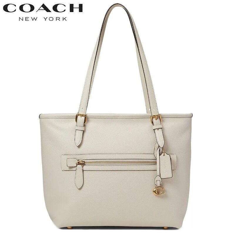 【TIME SALE 5/12迄 2023新作 COACH】2023新作 コーチ COACH トートバッグ レディース コーチ ブティックライン コーチ バック COACH テイラー トート ペブル レザー チョーク