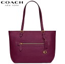 【SALE 2024新作 COACH】コーチ COACH トートバッグ レディース コーチ ブティックライン コーチ バック COACH 2024新作 テイラー トート ペブル レザー デープ プラム　正規品 日本未入荷