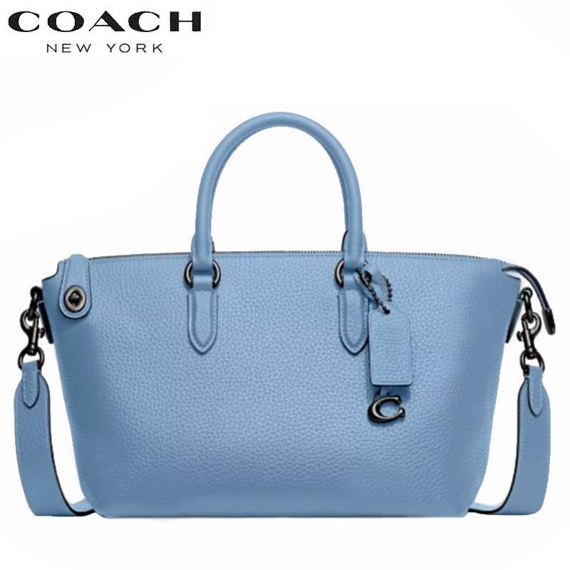 【SALE 2023新作 COACH】コーチ バック 新作 コーチ coach バック 新作 2way ショルダーバッグ 斜め掛け レディース ブティックライン COACH カラ ソフト ペブル レザー クロスボディ サッチェル プール ブルー