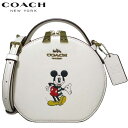 コーチ バッグ 新作 ショルダーバッグ 2way クロスボディー レディース 斜め掛け COACH ファクトリー COACH X DISNEY コラボ ミッキーマウス キャンティーン クロスボディ チョーク マルチ 正規品 日本未入荷