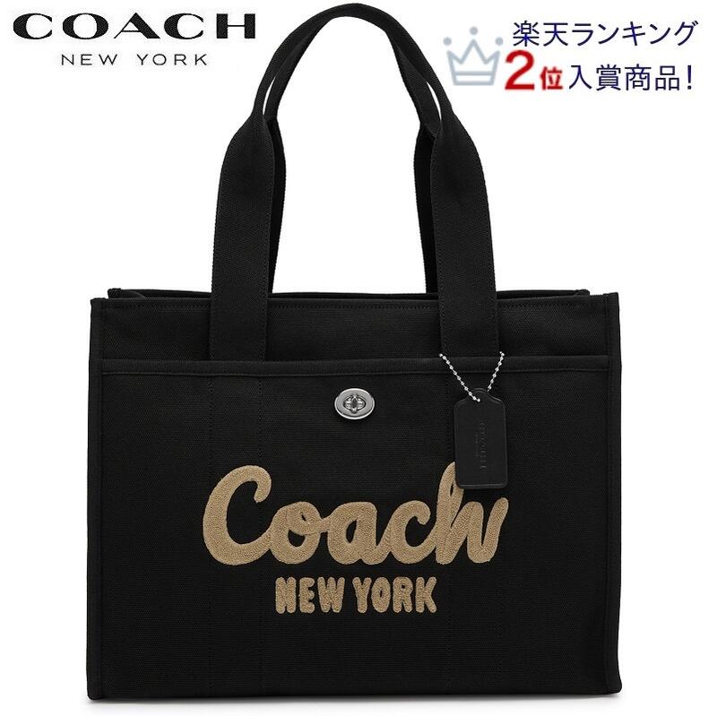 【TIME SALE 6/5迄 2023秋冬新作 COACH】コーチ トートバッグ ショルダーバッグ 大きめトート レディース ブティックライン COACH 2023秋冬新作 カーゴ トート バッグ 42 ブラック 正規品