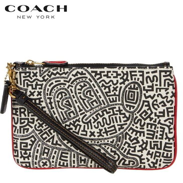 2021新作 コーチ ディズニー ミッキー マウス X キース・ヘリング COACH ディズニー ミッキー マウス X キース・ヘリング スモール リストレット チョーク