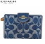 【SALE 残りわずか なくなり次第終了】コーチ COACH 2025新作 デニム 二つ折り財布 レディース メンズ ..
