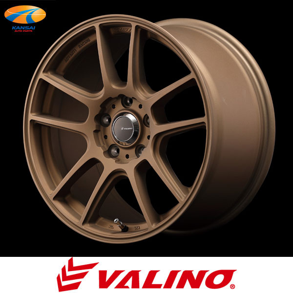VALINO ヴァリノBushou 武将 ×Advanti RACINGN820S 車検対応 ホイール17インチx9.0J 5H 114.3 73.1φ +60マットブロンズ 2本代引不可