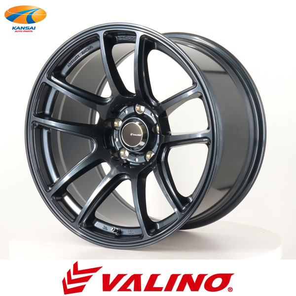 VALINO ヴァリノBushou 武将 ×Advanti RACINGN820S 車検対応 ホイール17インチx9.5J 5H 114.3 73.1φ +15ガンメタ 2本代引不可