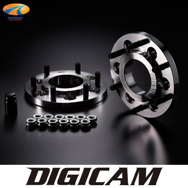 グランエースPCD変換スペーサーP.C.D130→139.7 6H P1.5 15mmDIGICAM デジキャンホイールスペーサー P.C.D変換スペーサー 車 トヨタ ツライチ セッティング 6穴 ピッチ1.5 ハブ一体型 スチール製 高強度 高剛性