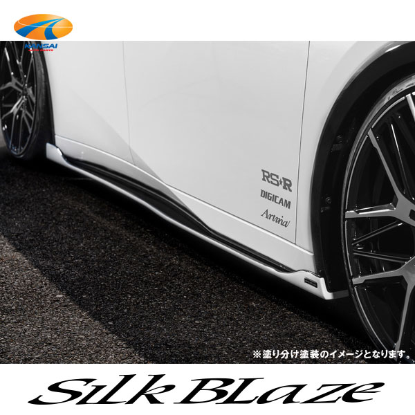 60系プリウス MXWH6# / ZVW6#サイドフラップ単色塗装SilkBlaze シルクブレイズ代引き決済不可※送料無料..