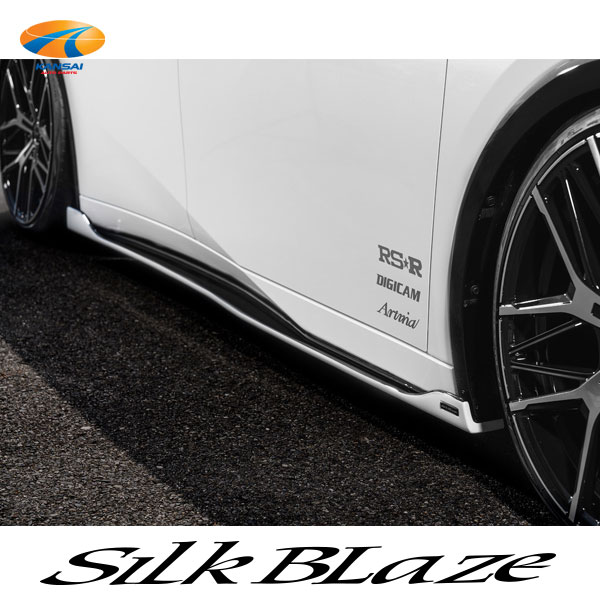 60系プリウス MXWH6# / ZVW6#サイドフラップ未塗装SilkBlaze シルクブレイズ代引き決済不可※送料無料対..