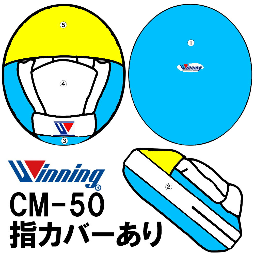 指カバー仕様 受注生産 CM-50 ウイニング【Winning】パンチングミット ソフトタイプ カラーオーダー ボクシング トレーニング CM-50