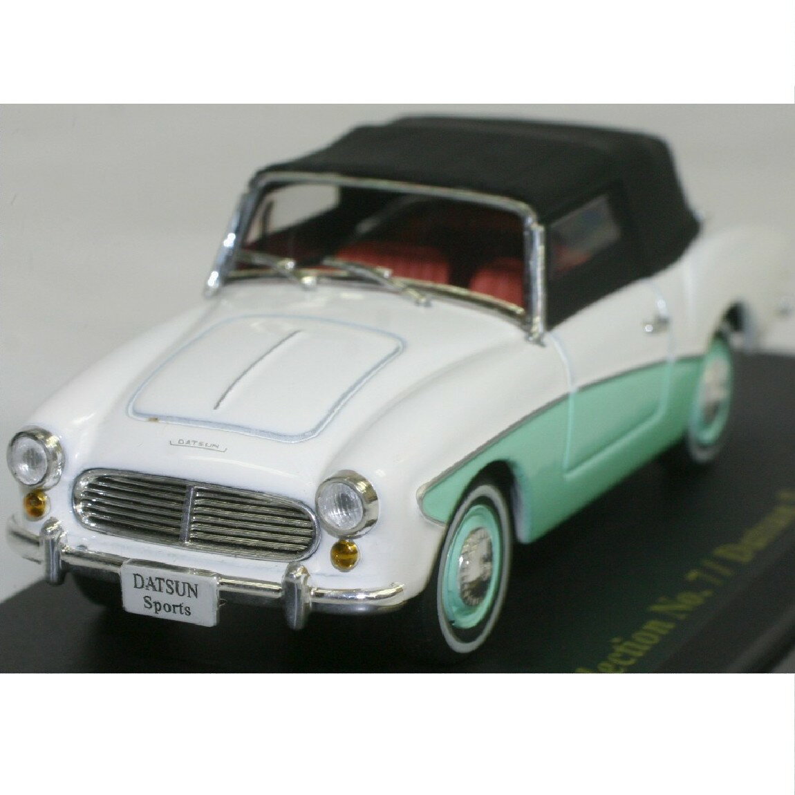 【中古】本物飾っていましたノレブNOREVの1/43サイズのダイキャストモデルミニカー日産コレクションNo7/Datsun Sports【1959年】 KM-27