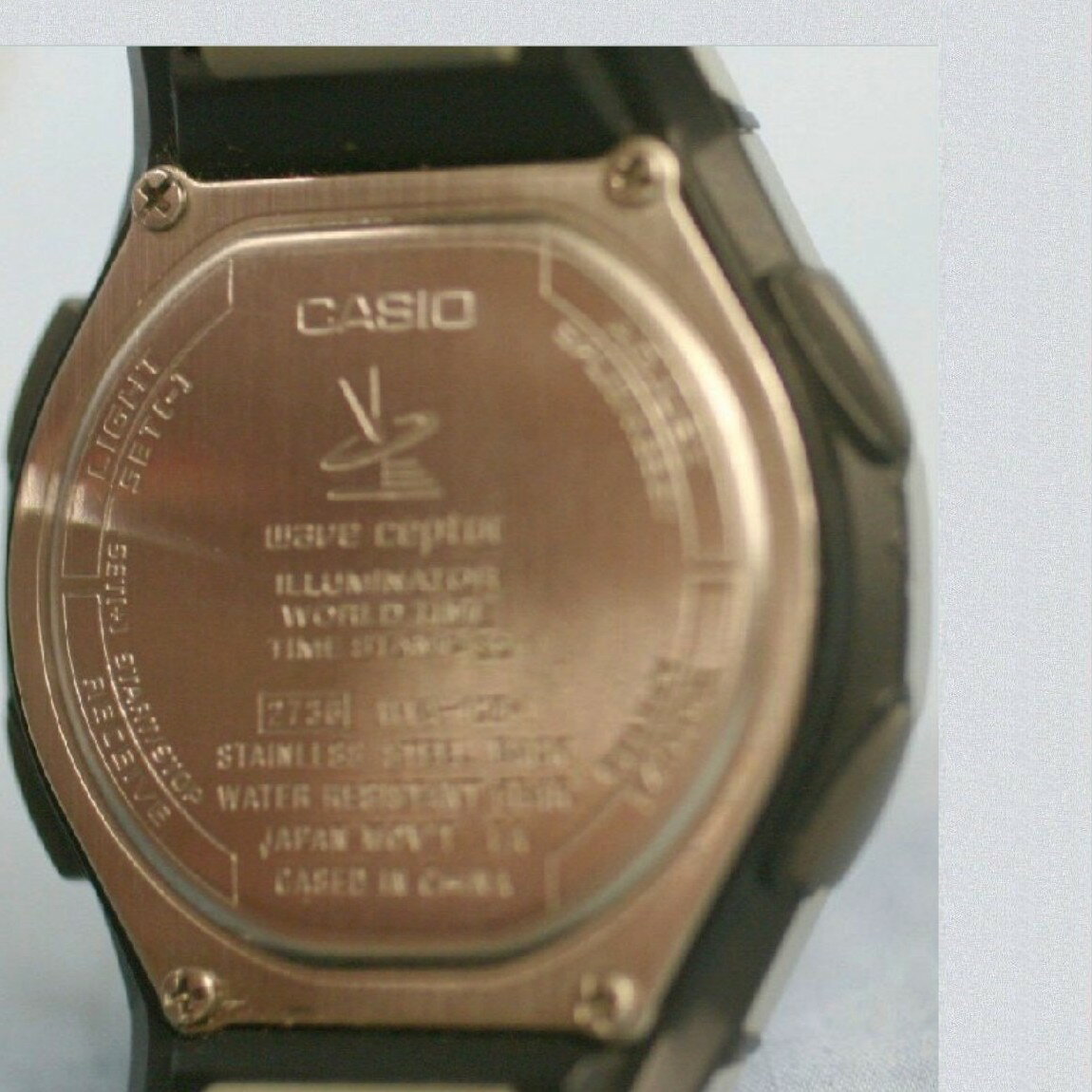 【中古】本物完動品カシオのメンズ小型軽量デジアナ時計WVA-105H　○A1-71