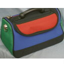 【中古】本物綺麗ベネトン女性用カラフル35cm多機能化粧用バッグ 250313-1