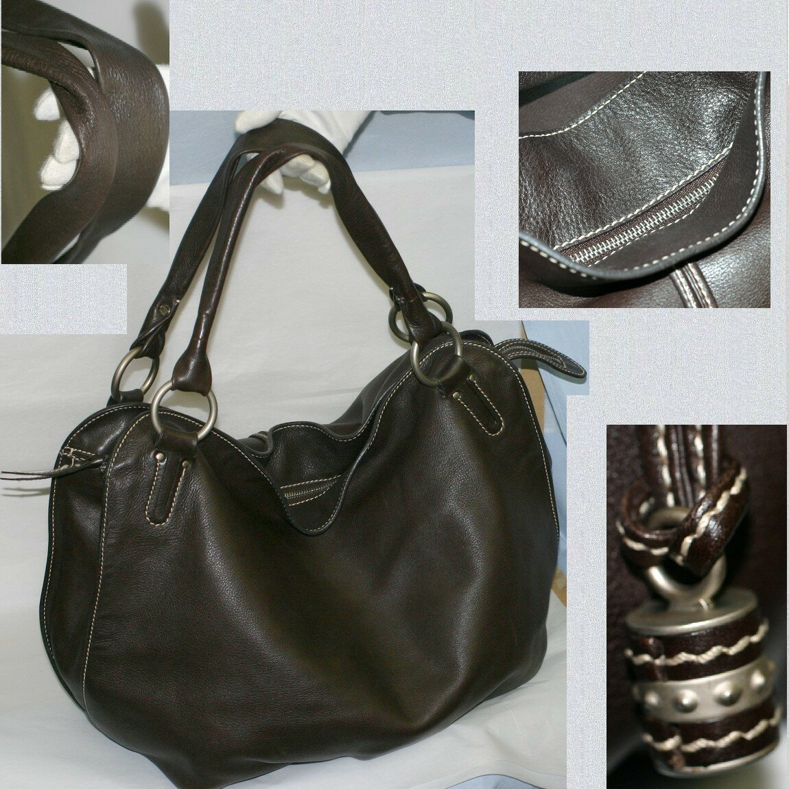 美品 CELINE セリーヌ ハンドバック エナメルバック レザー 23617-23236-1-1w.jpg