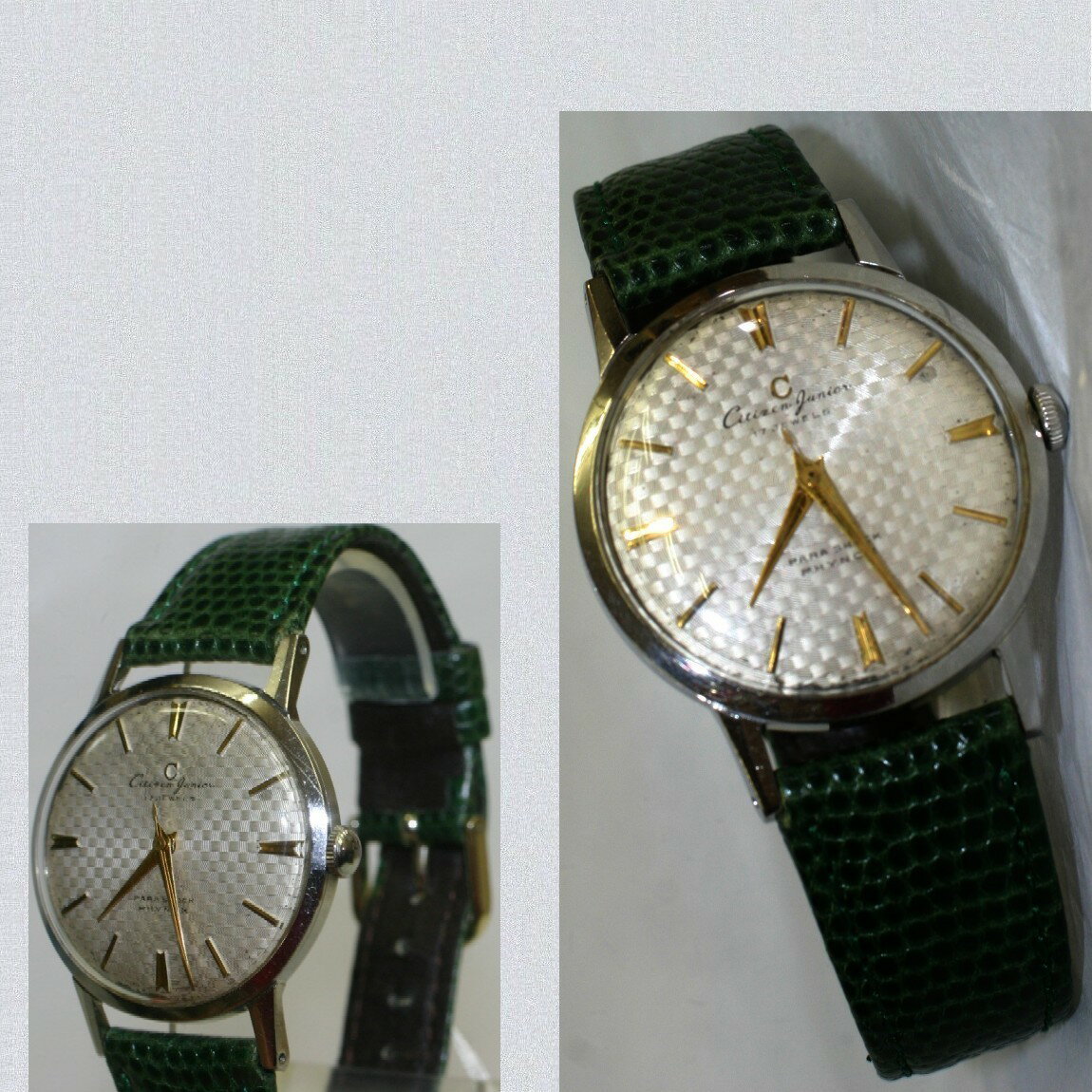 【中古】アンティークで時間は正確なシチズン紳士用手巻きの時計センターセコンド　ジュニア動作確認済み　1ヶ月保障付　290919-1