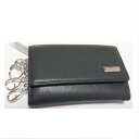 【中古】本物新品未使用YAMANIヤマニのミラショーンの黒に近いモスグリーン(深緑)牛革素材の5連キーケース兼コインケース サイズW10,5H6,5D2,8cm...