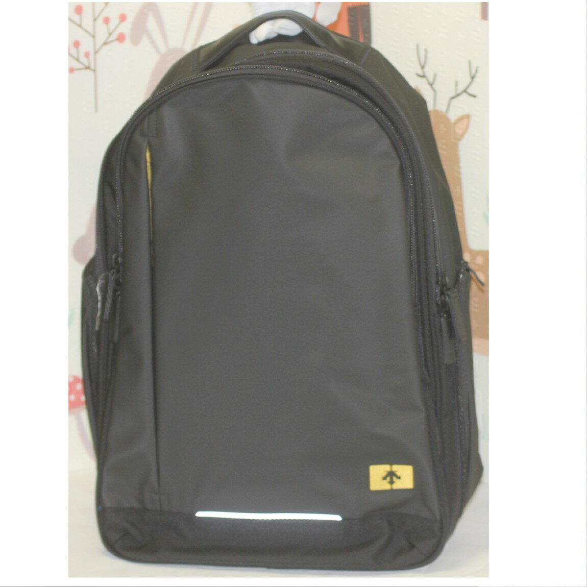 【中古】本物綺麗デサントの大容量スクウェアバッグ サイズW35H49D18cm 〇C17-139