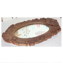 【中古】本物綺麗高級感漂う壁掛け用鏡ウォールミラー サイズW35H55cm 〇J19-50