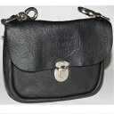 【中古】本物綺麗ハーレーダビットソンの黒い革素材のウエストバッグ サイズW18,5H15D2,5cm 〇C19-29 X-18
