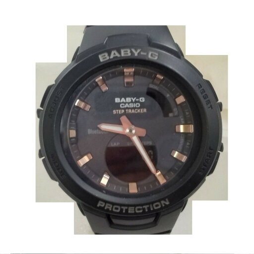 【中古】本物完動美品CASIOカシオのBeby-G BSA-B100本体黒に近いグレー色の時計 2週間保証付き 〇A19-35 KA-9 【中古】本物完動美品CASIOカシオのBeby-G BSA-B100本体黒に近いグレー色の時計 2週間保証付き 〇A19-35 KA-9