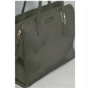【中古】本物綺麗コーチ女性用30x25センチジャージ素材黒ショルダートート6206 ○C5-233 コーチ15