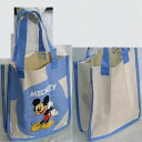 【中古】本物未使用品ディズニーで購入したミッキーマウスの顔が可愛いトートバッグ サイズW22,5H26,5D8cm ○SD13-13 4-002
