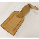 【中古】本物とても綺麗L/Vヌメ革素材のネームタグ サイズW4H7,4cm 〇C18-9-7 X2