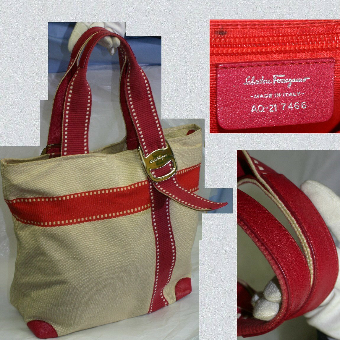 楽天市場】フェラガモ キャンバス トートの通販 楽天市場】フェラガモ キャンバス トートの通販