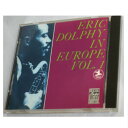 【中古】本体無傷ERIC DOLPHYエリック・ドルフィー IN EUROPE VOL.1のジャズCD KT-14