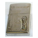【中古】本物綺麗Zippoの2006年ワールドカップドイツ記念限定ライター サイズW3,5H5,4D1,1cm ○D15-33