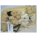 【中古】本物綺麗Robarta G(ロベルタ)のベージュ色ナイロン素材のポーチ サイズW22xH13xD2cm ○C14-272-4 保管場所2-12