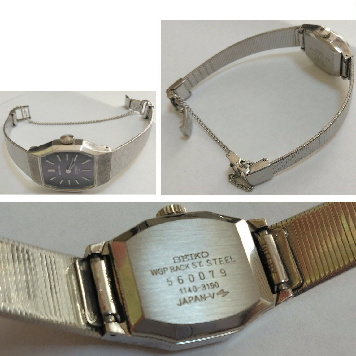 【中古】本物完動美品セイコースペシャルのアンティークな手巻きの時計　2週間保証付き　〇A18-48-1