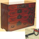 【中古】本物綺麗仙台箪笥の野郎箪笥 サイズW118H87,5D45cm