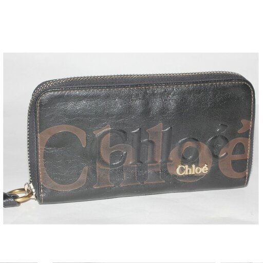 【中古】本物可CHLOEクロエの女性用の黒いラウンドファスナー長財布 サイズW18,5H10D2cm 〇C19-124-1 X-32 【中古】本物可CHLOEクロエの女性用の黒いラウンドファスナー長財布 サイズW18,5H10D2cm 〇C19-124-1 X-32