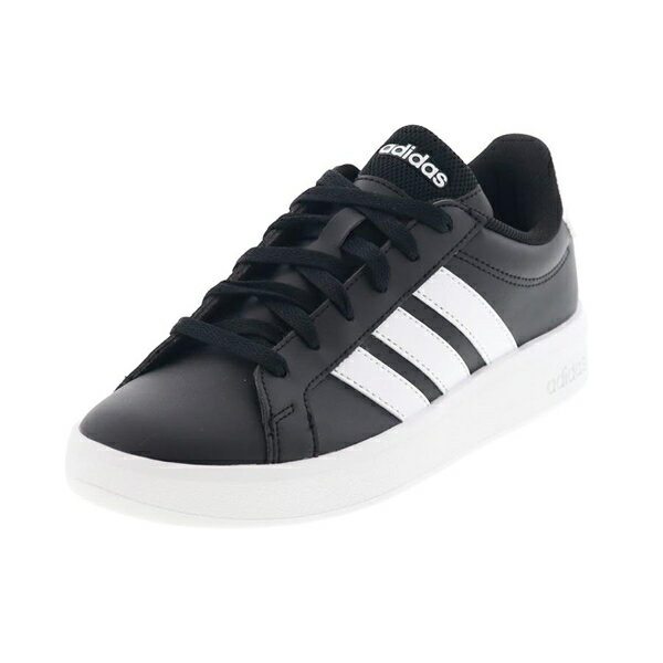 樂天商城 - アディダス adidas JP9366 キッズ ジュニア ジュニアスニーカー グランドコート3 Grand Court ONE93 RC2 LIGHTMOTION 男の子 女の子 運動靴 子供靴 ジュニアシューズ 入学 新学期 男児 女児 学校 ブラック ホワイト 22.0cm-25.5cmcm 靴 シューズ jp9366