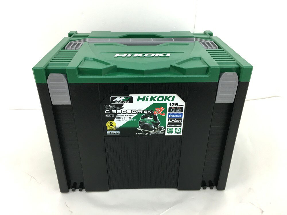 ●未使用品 HiKOKI ハイコーキ C3605DA(SK)(2XPS) 125mm コードレス丸のこ アグレッシブグリーン