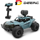 DEERC ラジコン ラジコンカー 大人 子供 オフロード RCカー カメラ付き 1/16 操作時間30分 時速20km/h 2.4GHz WiFi FPVリアルタイム 結婚式 リモコンカー 大人 子供向け 男の子 防振性抜群 走破性抜群 クリスマスプレゼント 国内認証済み DE36W