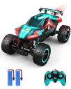 DEERC おもちゃ 男の子 ラジコン ラジコンカー 子供向け オンロード オフロード 4WD 四輪駆動 五つライトモード 水スプレー 操作時間70分 バッテリ...