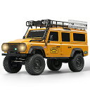【23%OFFクーポン配布中】DEERC (電子部品を含まない)ラジコン オフロード ラジコンカー RCカー リモコンカー ホビー KITセット 自分で組み立て 四輪駆動 アルミニウム合金ボディシェル 金属衝撃吸収 金属ガーダー 1/18スケール 完全比例制御 MN111 エロー