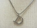 クリスチャンディオール C.Dior ロゴペンダントネックレス 【中古】 【ネックレス】 【送料無料】