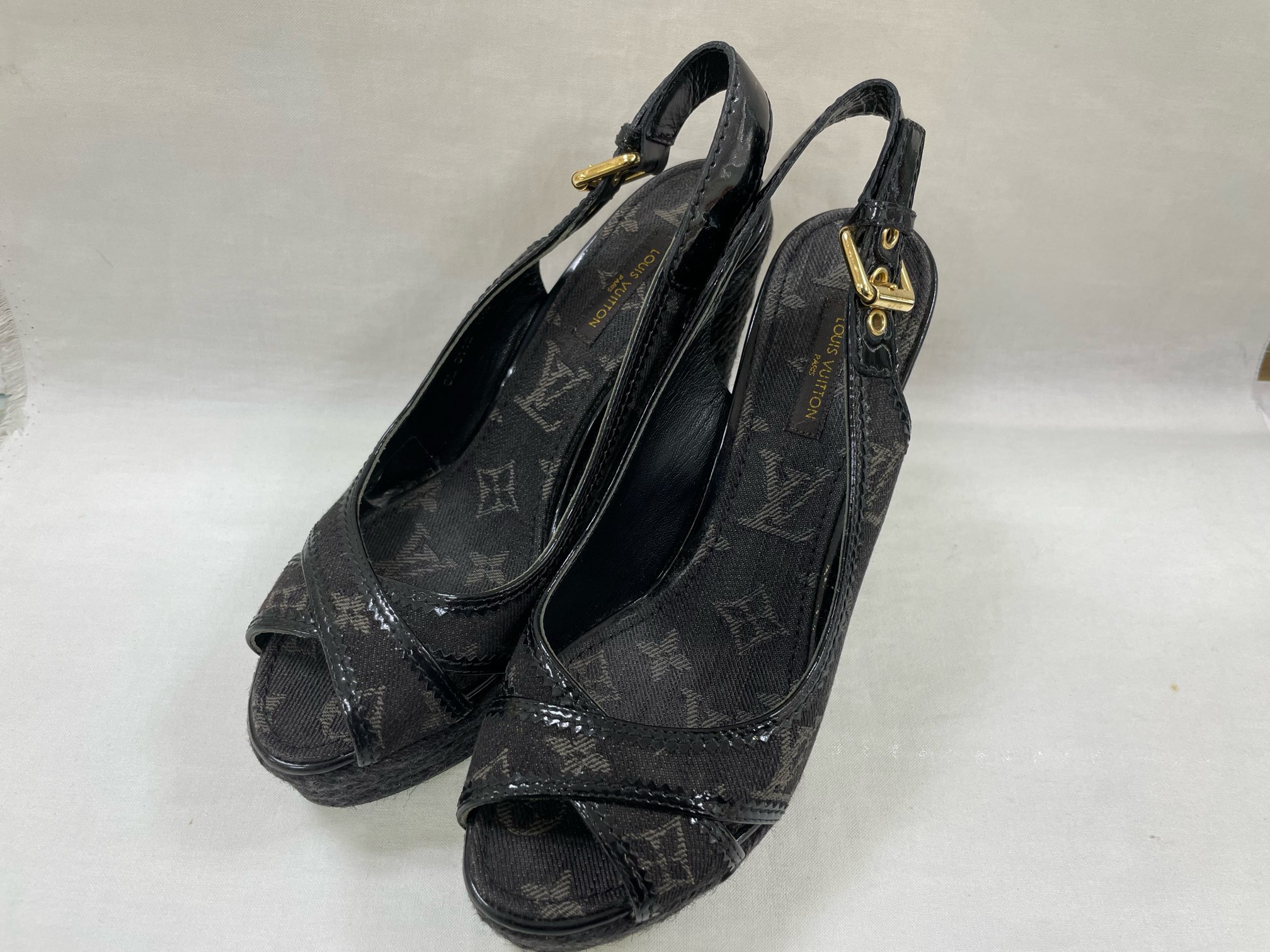 樂天商城 - ルイヴィトン LOUIS VUITTON サンダル 36 1/2 日本サイズ約23.cm 【中古】 【靴】 【送料無料】