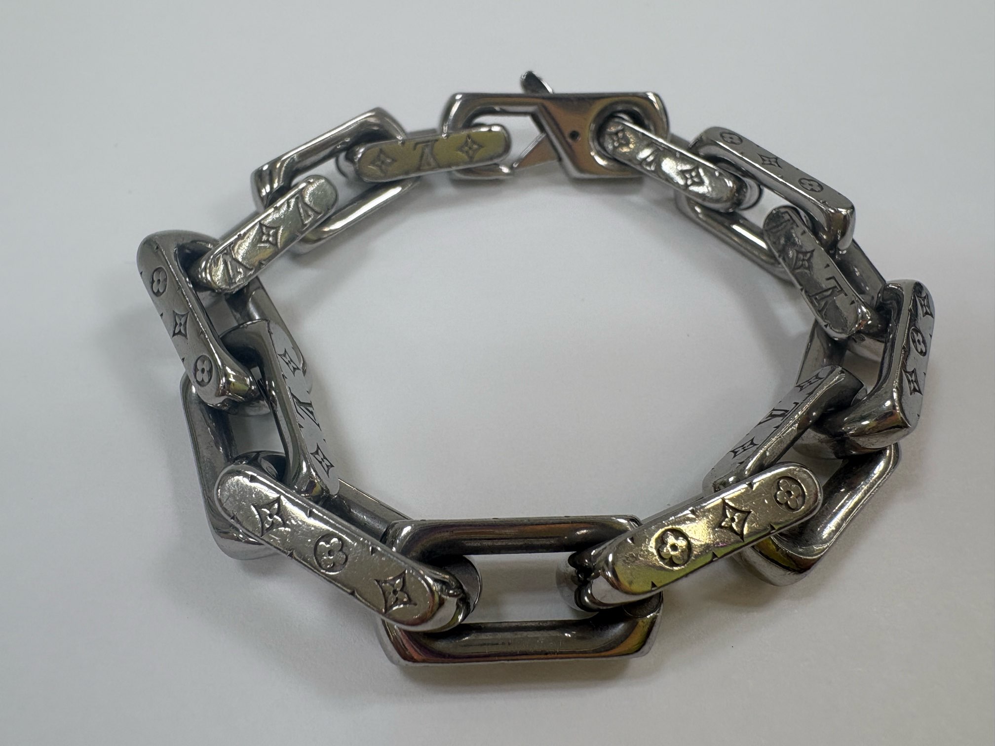樂天商城 - ルイヴィトン LOUIS VUITTON コリエチェーンブレスレット Mサイズ M00308 【中古】 【ブレスレット】 【送料無料】
