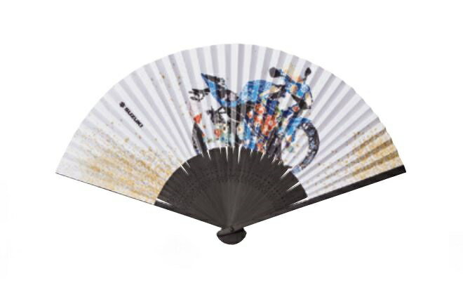 【スズキ純正】　扇子 [GSX-R]　SUZUKIコレクション