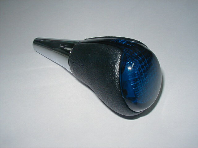 【トヨタ純正】　本革シフトノブ [クリスタルブルー・ブラック革]　★フィールダー 160系★