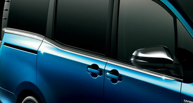 【トヨタ純正】　サイドウインドゥモール (メッキ調)　★ヴォクシー 80系★