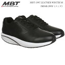MBT エムビーティー メンズ シューズ 靴 スニーカー MBT-1997 LEATHER WINTER M BLACK/WHITE 700948-399N 7...