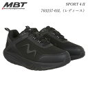 MBT エムビーティー レディース シューズ 靴 スニーカー SPORT 4 II BLACK 703257-03L 70325703L メッシュ女性用 姿勢補...
