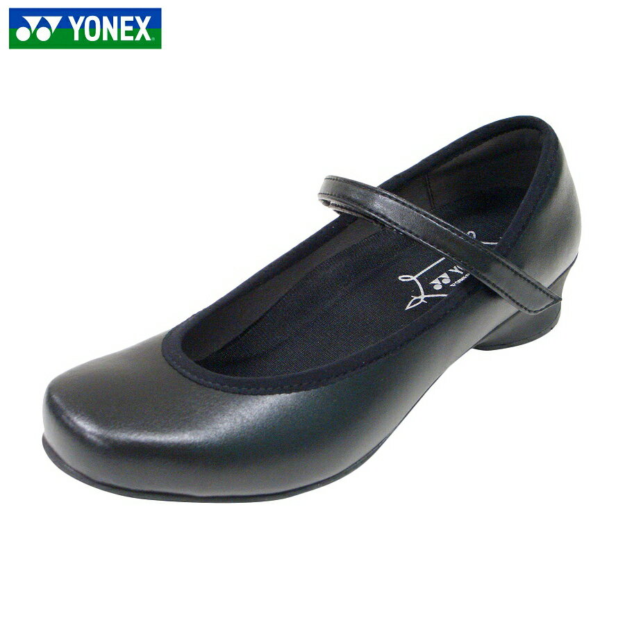 ヨネックス ウォーキングシューズ レディース パワークッション 靴 LC67 LC-67 3.5E ブラック YONEX SHWLC67　SHWLC-67 パンプス