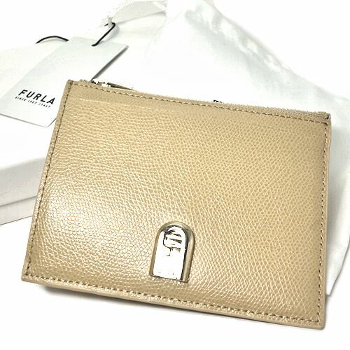 フルラ 小銭入れ レディース 【新品】FURLA★フルラ財布 SAND(ベージュ) 1056436 カードケース コインケース