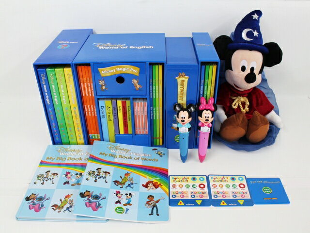 【お値下】未使用多◆ミッキーパッケージ+SPGAQ【2019年/ブルーレイ最新版】Blu-ray◆ディズニー英語システム【中古】ワールドファミリー DWE 英語教材 幼児教材 子供教材 知育教材 914012 DMPBL02